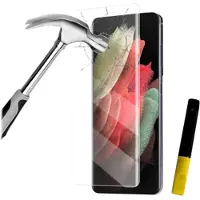 Mtp Products Samsung Galaxy S23 Ultra 5G Skærmbeskyttelse Hærdet Glas med UV Lys