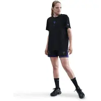Nike Barcelona T-shirt Dri-fit One Relaxed Udebane - Sort/lilla Kvinde - , størrelse Small