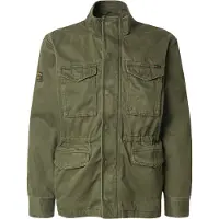 Superdry Superdrytil mænd. M5012291A Jakke M65 militærgrøn (S), Casual, Bomuld