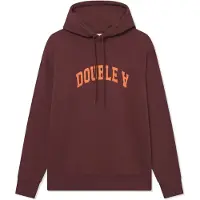 Wood wood Sweatshirt 'WWJames' mørkebrun / orange