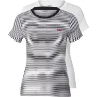 Levi's Shirts 'Essential Tee (2-Pack)' sort / hvid