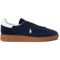 Ralph Lauren Polo Ralph Laurentil mænd. 809978008001 Marineblå Bedford-sneakers i ruskind (43), Fast, Blonder, Casual