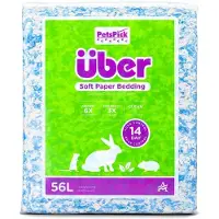 Über Papirstrøelse 56 L Blå/Hvid