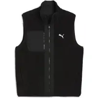 Puma Reversible Hybrid Sherpa Vest Men, Clothing, Black, XL