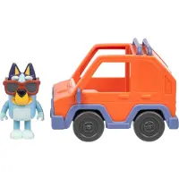 Bluey Bil m. Figur - - - OneSize - Legetøjsfigur