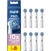 Oral-B Tandbørstehoveder Sensitive Clean & Care 8 pcs