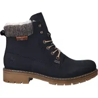 Rieker Snørestøvletter navy