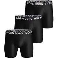 Björn Borg Boksershorts sort-meleret