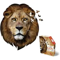 Madd Capp E11EVEN LLC -PUZZLES - I AM Lion - 300 stykker - Dyreformet puslespil (6016)