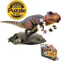 Sonstige Verlage E11EVEN LLC PUZZLES Jr. - I AM T -Rex - 100 stykker - Animal Shaped Jigsaw Puzzle (884014)