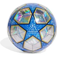 Adidas Fodbold Champions League 2025/26 Training Foil - Sølv/Blå, størrelse Ball SZ. 5
