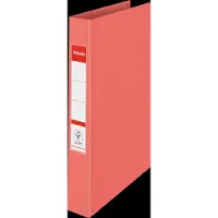 Esselte Colour'Breeze ringordner PP, 30% recirkuleret folie (før-forbrug) 2RR/25mm Koral - (10 stk.)