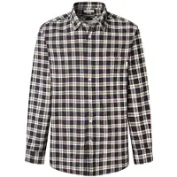 Pepe Jeans Pepe Jeanstil mænd. PM3090825 Clermonts marineblå skjorte (M), Casual, Bomuld, Lange ærmer