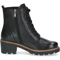 Caprice Bootie, black, made of Leather without heel, Size 36