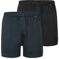 Schiesser Boksershorts 'Basic' marin / sort