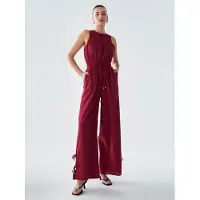 BWLDR Jumpsuit 'Laila' burgunder