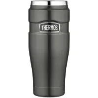 Thermos 470 ml waterproof mug - metallic pilkas