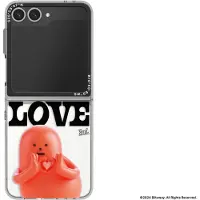 Samsung Galaxy Z Flip6 og Flip7 FE Sticky Monster Lab Love Slim Impression Case Red, Red
