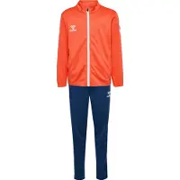 Hummel Træningssæt - HmlLogo - Nasturtium/Dark Denim - - 14 år (164) - Træningssæt