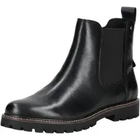 Caprice Chelsea boot, black, made of Leather and synthetic without heel, Size 36