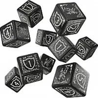 Q-workshop komplet knogler D6: Game of Thrones - Nattens Vagt