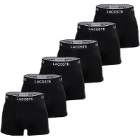 Lacoste Boksershorts sort / hvid