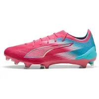 Puma ULTRA 6 ULTIMATE RE-CHARGE FG Football Boots Unisex, Shoes, Hero Blue/Sunset Pink/Garnet Rose, 39