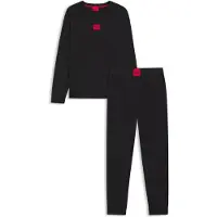 HUGO Gaveæske med pyjamassæt i bomuld med stræk og med logoer