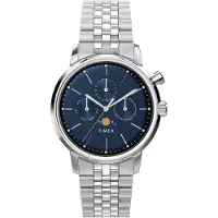 Timex Analogt ur 'Marlin Moon Phase' petroleum / sølv