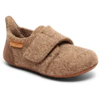 Bisgaard Hjemmesko - Casual - Uld - Camel - - 28 - Hjemmesko