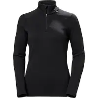 Helly Hansen Lifa Merino Midweight 1/2 Zip, dame, sort