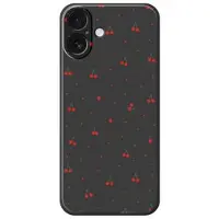 Mtp Products iPhone 17 TPU-cover med kirsebærmønster - sort