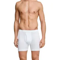 Schiesser Boksershorts 'Essentials' hvid
