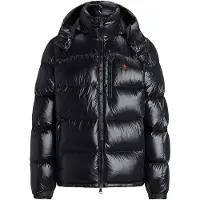 Ralph Lauren Polo Ralph Laurentil mænd. 710968281001 Gorham skinnende mørk navy dunjakke (L), Casual, Bæredygtig, Genanvendt nylon, Blå