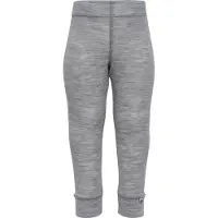 Hummel Leggings - HmlMini - Uld - Gråmeleret - - 56 - Leggings - Uld