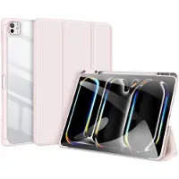 DUX iPad Pro 13 (2024) Toby Tri-Fold Smart Folio Cover - Lysepink