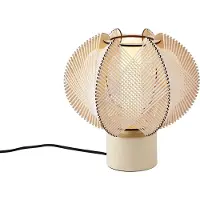 QAZQA Japandi bordlampe beige 32 cm - Gertie
