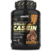Amix Black Micellar 1kg Casein Protein Sprød Chokolade