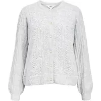Object Cardigan 'OBJFlora' lysegrå