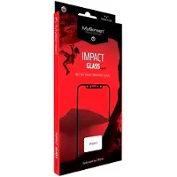 MyScreen Protector Hybridglas til iPhone X Apple Anti-Slag Sort