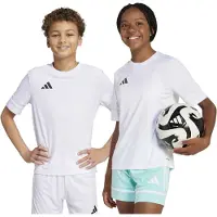 Adidas Spilletrøje Squadra 25 - Hvid/Sort Børn, størrelse 116 cm