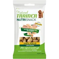 NATURAL TRAINER Økonomipakke med Nutri Snack frysetørrede bidder Puppy & Adult 20 x 20 g – Kylling