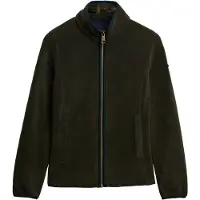 Superdry Superdrytil kvinder. W2012336A Estate Full Zip Fleece grøn (M), Casual, Genanvendt polister, Bæredygtig