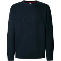 Pepe Jeans Pepe Jeanstil mænd. PM7000016 Phineas marineblå trøje (L), Casual, Viscose