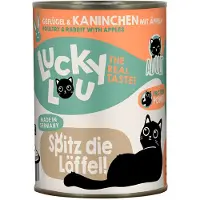 Lucky Lou Voksen 6 x 400 g - Fjerkræ og kaniner