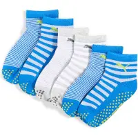 Puma Baby Classic Socks 6 pack, Shop, Blue/Grey, 15-18