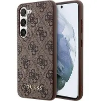 GUESS GUHCS23SG4GFBR S23 S911 brun/brun hard case 4G Metal Gold Logo
