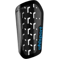 Uhlsport Benskinner Cybershield - Sort/Blå, størrelse X-Large