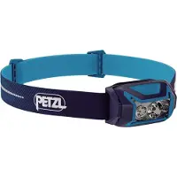 Petzl Actik Core, Hovedbånd lommelygte, Blå, Knapper, Batteriniveau, IPX4, LED