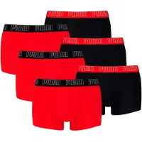 Puma Boksershorts rød / sort / hvid